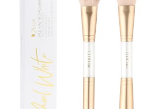 DUcare Makeup Brushes Duo End Foundation Contour Powder