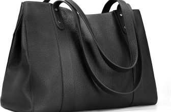 befen Genuine Leather Laptop Tote Bag for Women, Womens