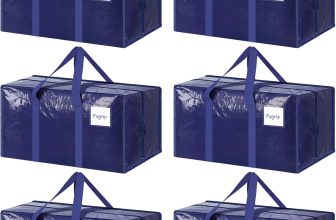 6 Pack Extra Heavy Duty Large Moving Bags with Strong