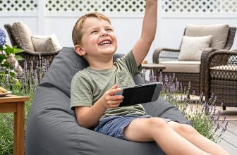 Outdoor Kids Bean Bag Chair - Small Beanbag Sofa with