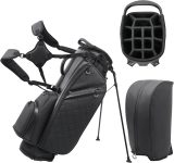 Golf Stand Bag with 14 Way Full Length Dividers, PU