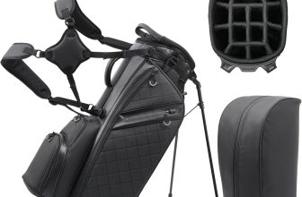 Golf Stand Bag with 14 Way Full Length Dividers, PU