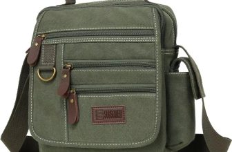 Mens bag Canvas Shoulder Bag Small Messenger Crossbody