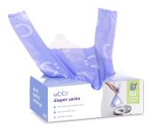 Ubbi Disposable Diaper Sacks, Lavender Scented,