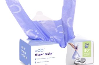 Ubbi Disposable Diaper Sacks, Lavender Scented,