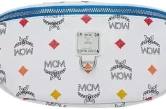 MCM Womens Fursten Spektrum Visetos Belt Bag Small