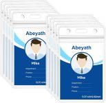 ABEYATH 10 Pack Extra Thick ID Card Name Badge Holder