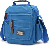 Mens bag Canvas Shoulder Bag Small Messenger Crossbody