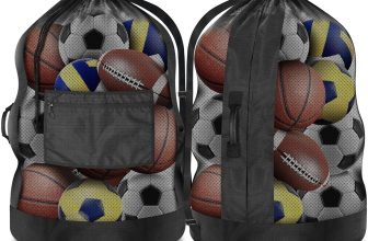 BROTOU 40" x 30" Extra Large Sports Ball Bag, Upgrade