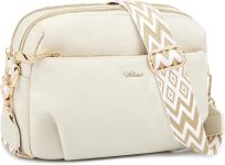 Crossbody Bag for Women Leather Purse Anti Theft Multi