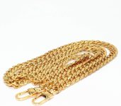 WEICHUAN 47"/120cm Gold Iron Flat Chain for Handbag