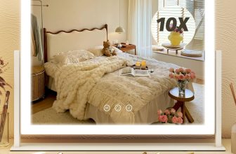 FENNIO Vanity Mirror with Lights 13'' x 17'' Makeup