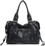 Geelyda Crossbody Bags for Women, Washed Soft Leather