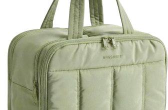 BAGSMART Travel Toiletry Bag, Puffy Large Toiletry Bag