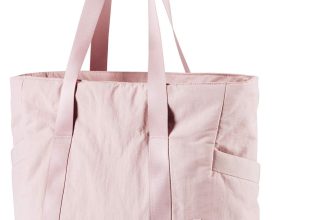 BAGSMART Tote Bag for Women, Tote Bag with Zipper Work