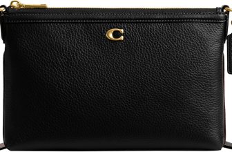 COACH womens Legacy Zip Top Crossbody Bag