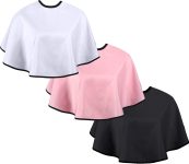 3 Pieces Makeup Capes for Clients Makeup Bibs Comb-out