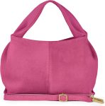Italian Genuine Suede Shoulder Bag for Women with
