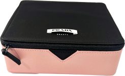 Prada Black Pink Train Case Beauty Fragrance Paradoxe
