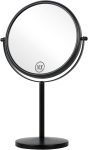 ALHAKIN 10x Magnifying Makeup Mirror, 8 Inch Tabletop
