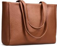 befen Genuine Leather Work Laptop Tote Bag for Women