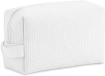 DYSHAYEN Waffle Makeup Pouch Bag, Small Travel Cosmetic