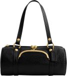COACH Kisslock Barrel Bag