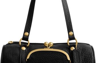 COACH Kisslock Barrel Bag