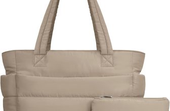 TOPDesign Puffer Tote Bag for Women, Lightweight Puffy