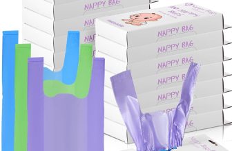 Tenceur 1800 Pcs Baby Disposable Diaper Bags Bulk,