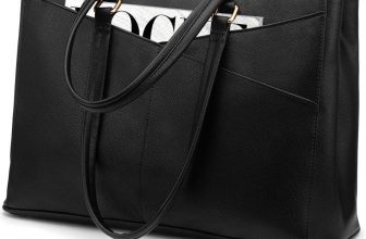 LOVEVOOK Laptop Tote Bag for Women 15.6 Inch Waterproof