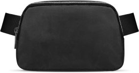 JSJ Mini Black Fanny Pack for Women & Men,Valentines