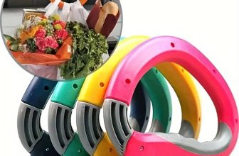 Grocery Bag Carrier Handle Grip, Ergonomic Design,