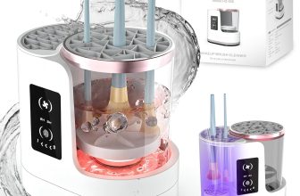 3-in-1 Makeup Brush Cleaner Machine & Dryer, Electric