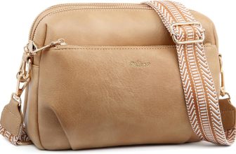 Crossbody Bag for Women Leather Purse Anti Theft Multi