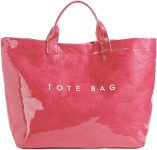 Lushandy PVC Tote Bag Women's Plastic Tote Purse Large