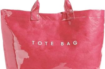 Lushandy PVC Tote Bag Women's Plastic Tote Purse Large