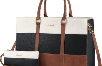 LOVEVOOK Laptop Bag for Women, 15.6 Inch Work Bags for