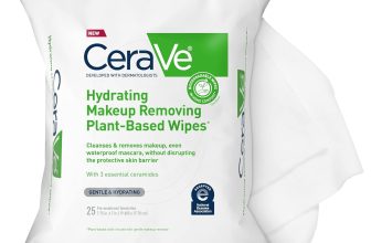 CeraVe Makeup Remover Wipes, Plant Based Face Wipes,