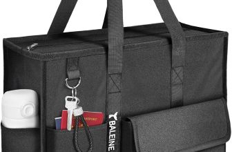 BALEINE Large Utility Tote Bag with Reinforced Bottom,