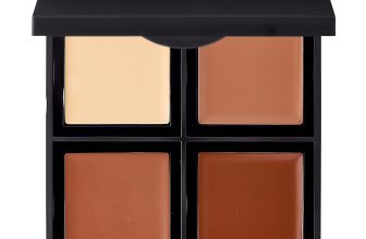 e.l.f. Cream Contour Palette, 4 Shades, Easy to Apply,