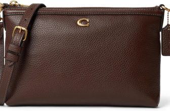 COACH womens Legacy Zip Top Crossbody Bag