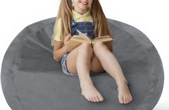 2FT Bean Bag Chair with Ultra Soft Velvet Cover Bean