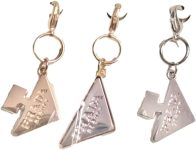 Prada Beauty Triangle Metal Logo Gift Small Charm - 3
