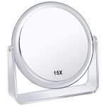 15X Vanity Mirror Makeup Mirror,1X/15X Magnification