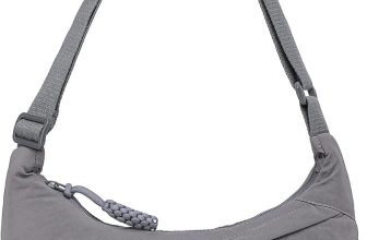 Crescent Crossbody Bags for Women Nylon Slouchy Sling