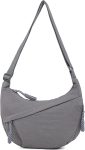 Crescent Crossbody Bags for Women Nylon Slouchy Sling