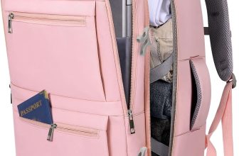 BALEINE Travel Backpack for Women Men, Large Sturdy