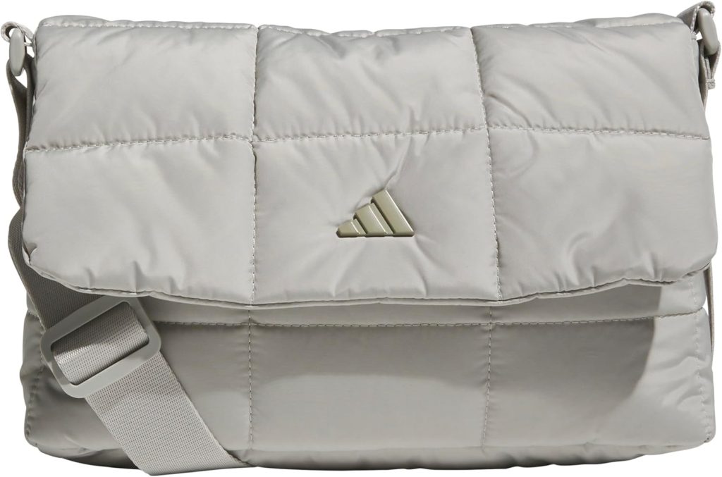 adidas Unisex Quilted Crossbody Bag – Soft Cushioned