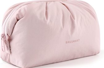 BAGSMART Makeup Bag Travel Toiletry Bag, Cute Make Up